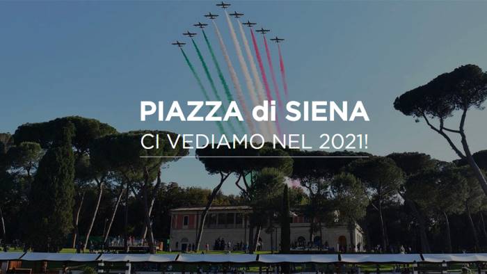 cancellato il concorso ippico piazza di siena