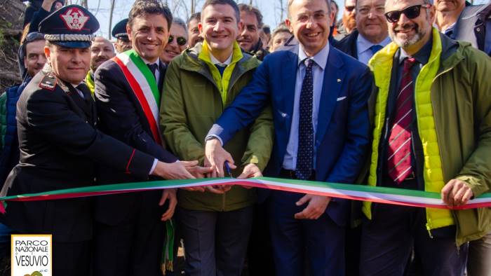 parco nazionale del vesuvio inaugurato il nuovo sentiero