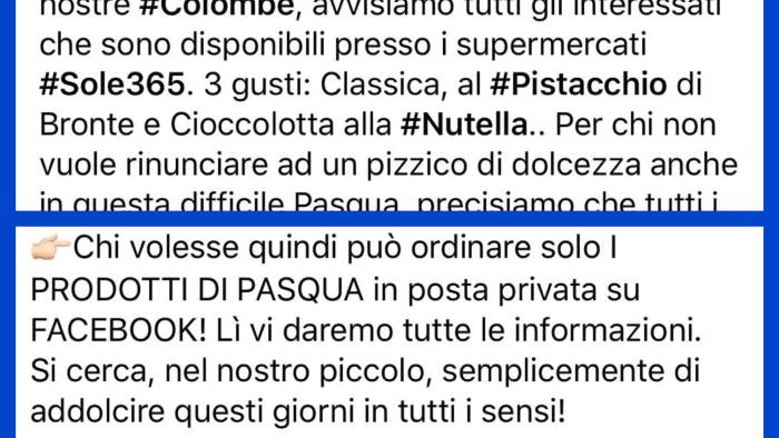 pastiere e uova di pasqua a domicilio nonostante la quarantena