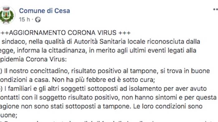 c e coronavirus comune isolato dai paesi vicini