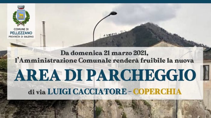 pellezzano riapre il parcheggio in via luigi cacciatore