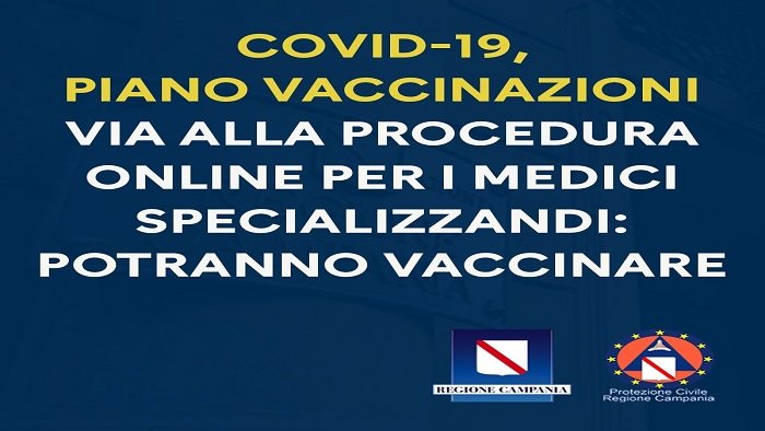 i medici specializzandi potranno vaccinare