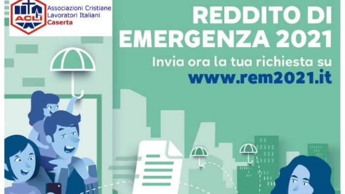 reddito di emergenza acli caserta in campo