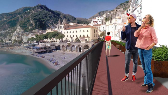 passeggiata con vista tra amalfi e ravello finanziato progetto