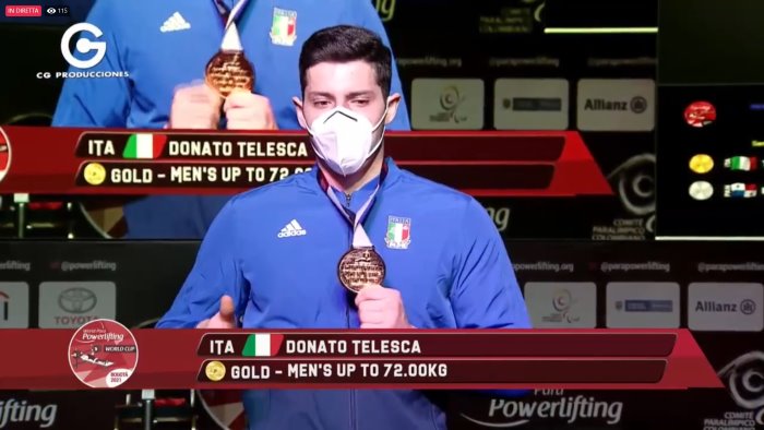 sollevamento pesi telesca vince in coppa del mondo