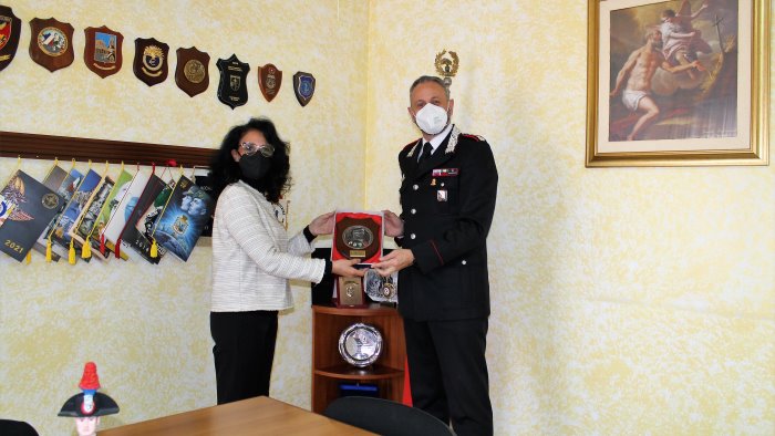 console della tunisia al comando provinciale dei carabinieri di benevento