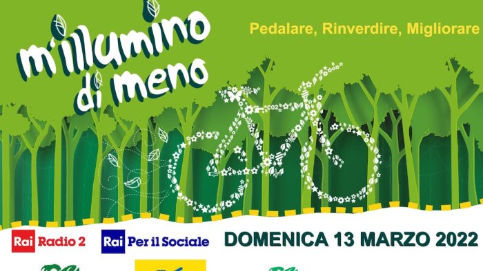 m illumino di meno da salerno parte una ciclostaffetta per la pace e l ambiente