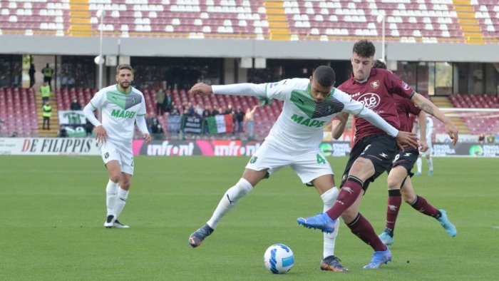 salernitana sassuolo 2 2 dionisi potevamo vincerla sofferto su palle alte