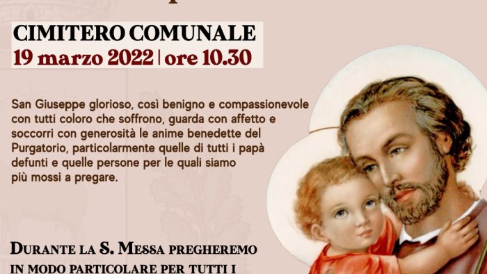 pellezzano un 19 marzo speciale messa in ricordo di tutti i papa defunti