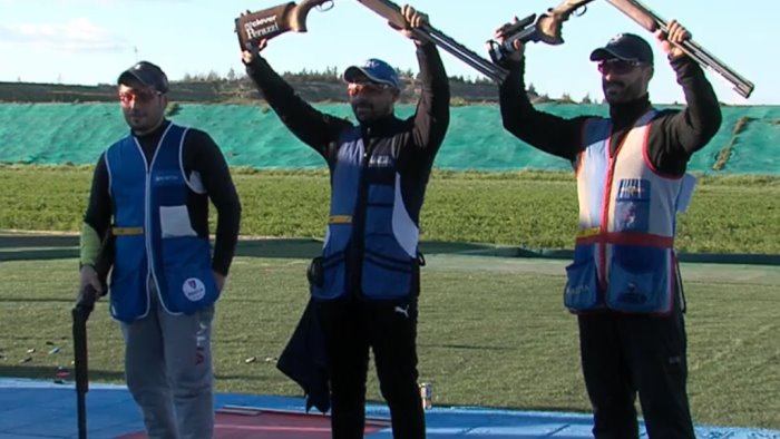 tiro a volo cassandro d argento in coppa del mondo