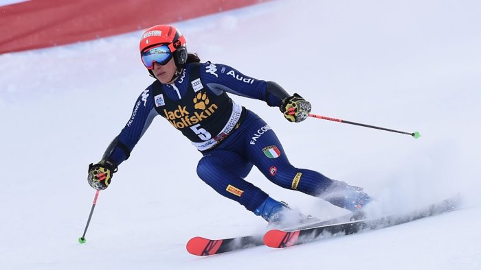 brignone bassino doppietta azzurra a courchevel