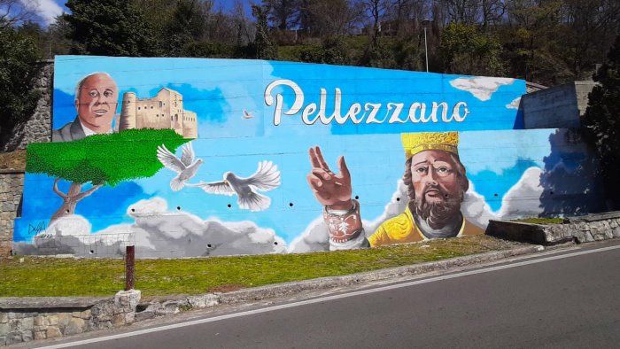 riqualificazione urbana concluso il murale in via costa a pellezzano