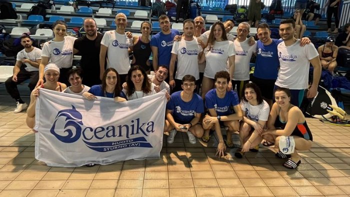 oceanika nuoto sturno titoli record e medaglie agli italiani invernali master