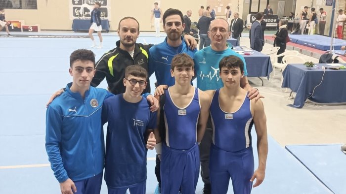 ginnastica esordio della tusciania battipaglia in serie c di artistica maschile