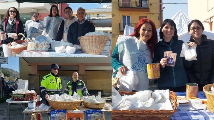 distribuzione del pane benedetto di sant ottone appello alla solidarieta