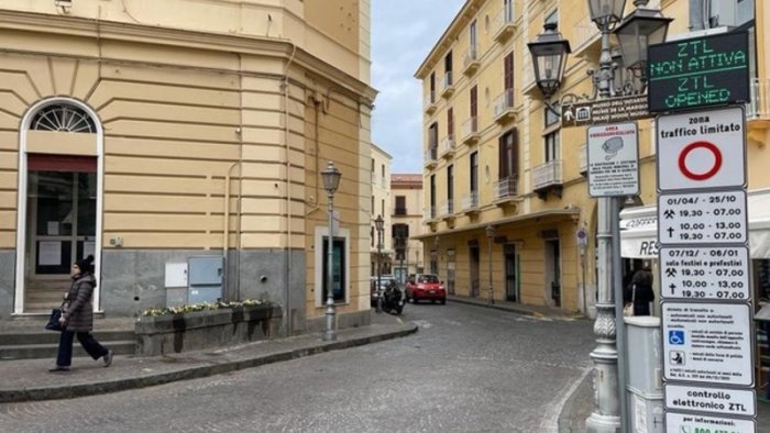 sorrento conto alla rovescia per l entrata in vigore della ztl urbana