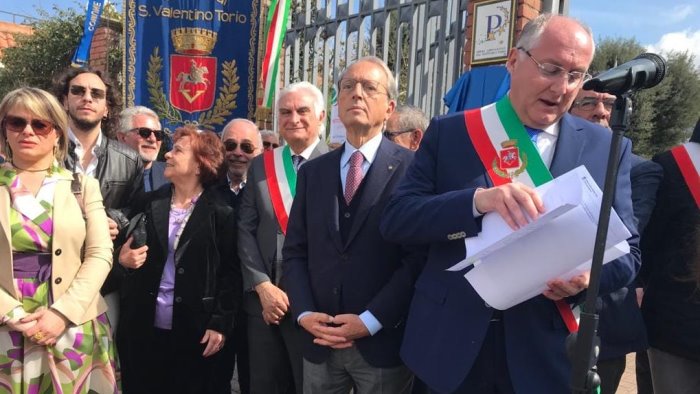 san valentino torio villa comunale intitolata al compianto sindaco corazziere