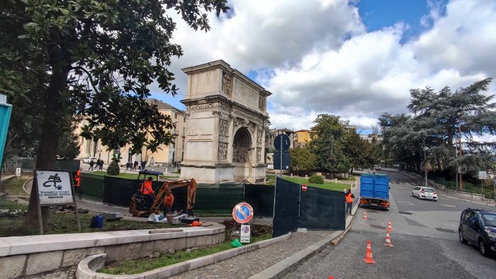 arco di traiano al via i lavori