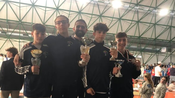 club scherma salerno agli interregionali u14 di portici tante soddisfazioni