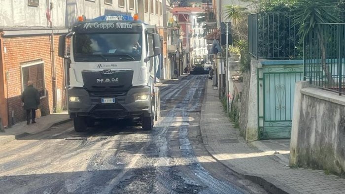 manutenzione strade a cava de tirreni l amministrazione corre ai ripari