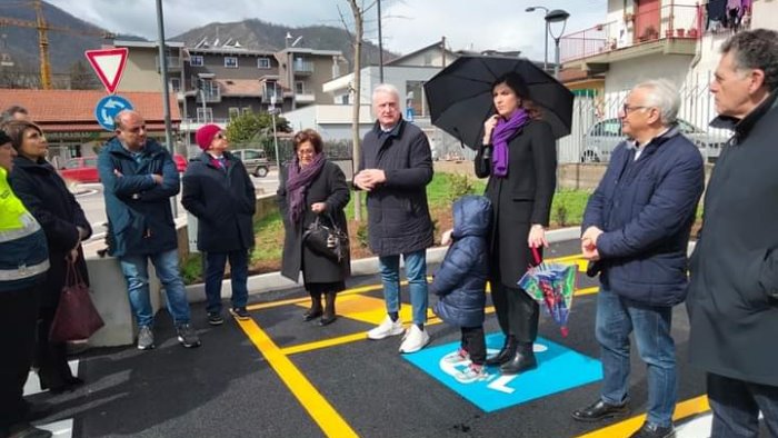 inaugurata la nuova area sosta di via berlinguer a baronissi