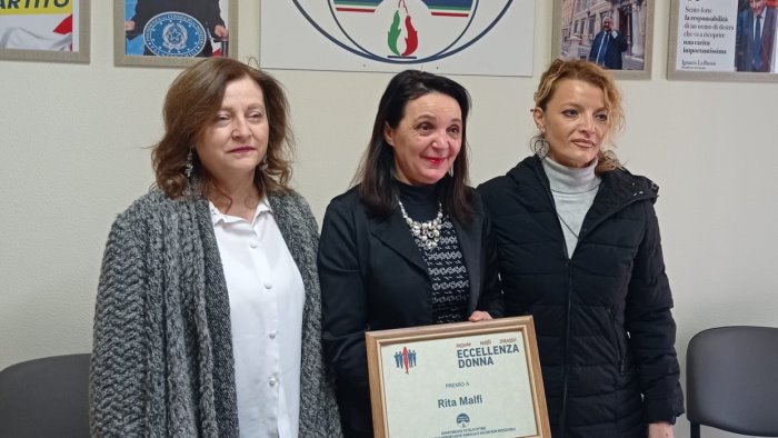 fratelli d italia a rita malfi il premio eccellenza donna 2023