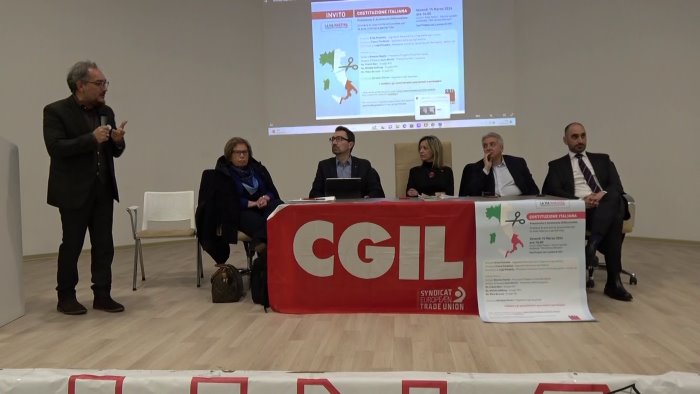 autonomia differenziata il camper della cgil in alta irpinia per dire no