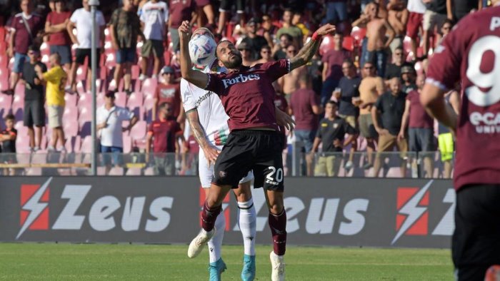 salernitana due calciatori impegnati con le nazionali