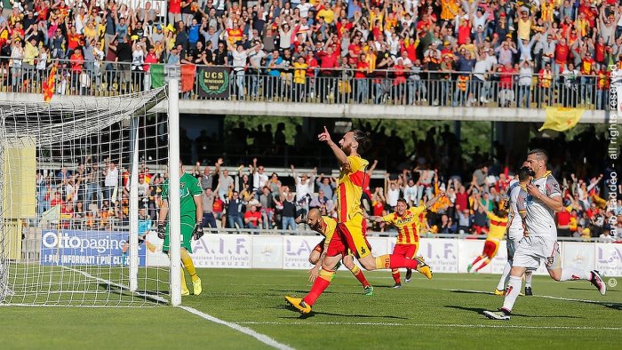 benevento ultima vittoria in casa col monopoli firmata da pezzi