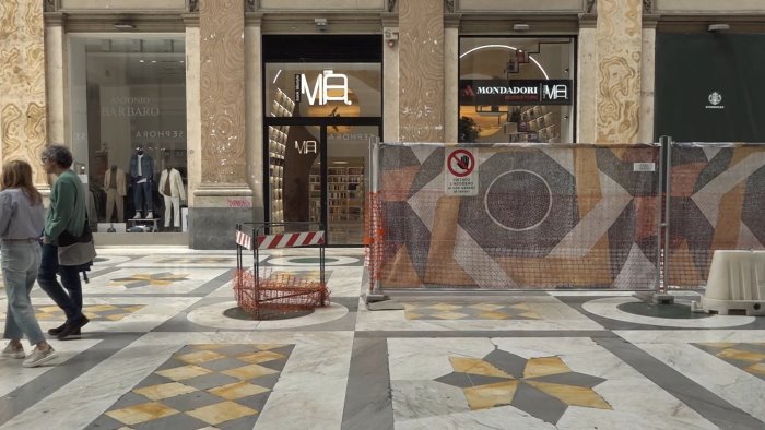 napoli lavori in corso prove di rinascita per la galleria umberto