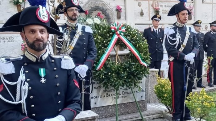 commemorazione del 110 anniversario della nascita del carabiniere bonavitacola