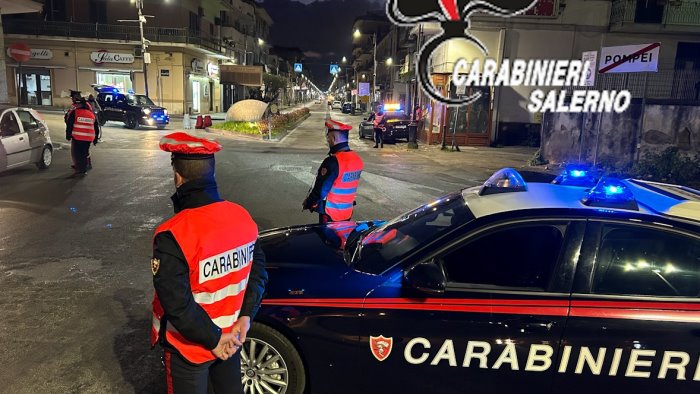 controlli dei carabinieri a scafati e pagani arresti multe e denunce