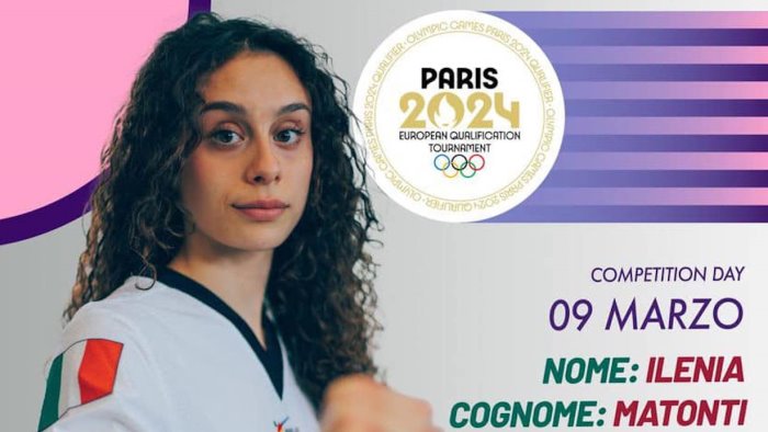 taekwondo super ilenia matonti la 19enne di baronissi vola alle olimpiadi