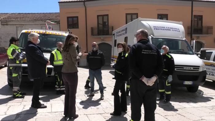 ariano un camper della protezione civile assegnato al comune