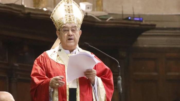 napoli messa delle palme al duomo senza fedeli