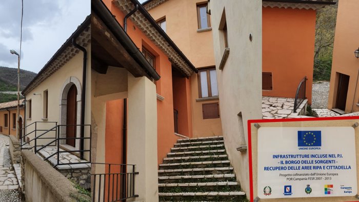 cassano saccheggiate le casette dell albergo diffuso