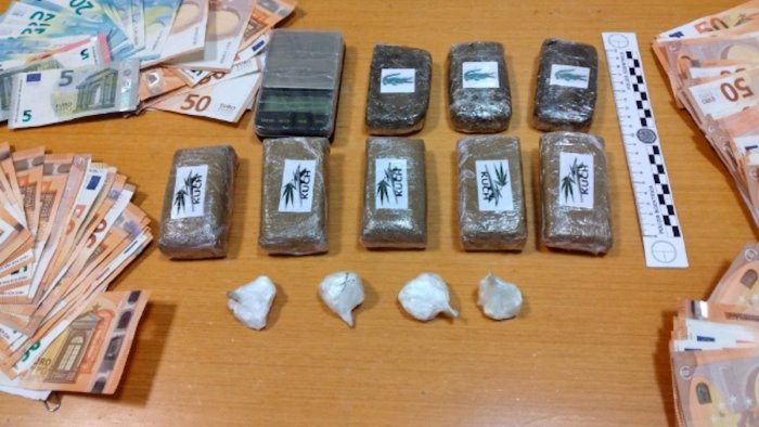 droga in cantina e 16mila euro in contanti preso spacciatore