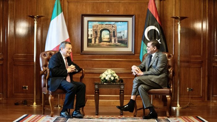 draghi a tripoli in libia c e voglia di futuro