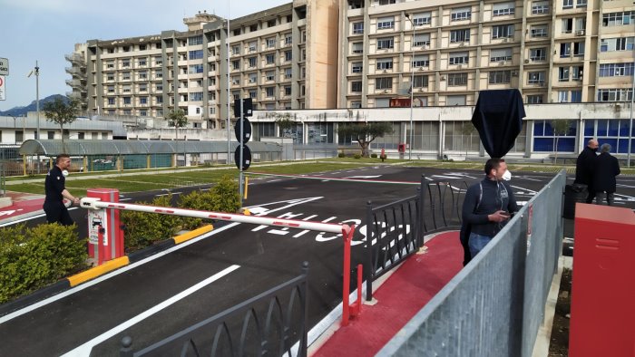 salerno inaugurato il nuovo parcheggio dell ospedale ruggi d aragona