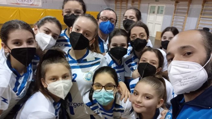 pallavolo under 14 femminile il cs nettuno e campione irpinia sannio