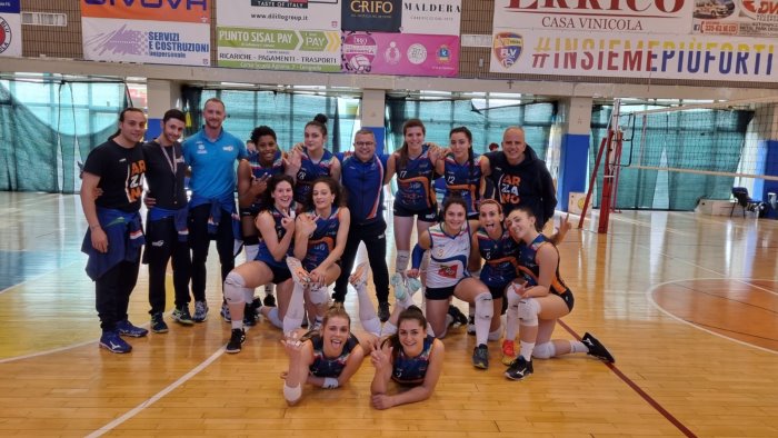 volley b1 la luvo barattoli arzano sbanca cerignola