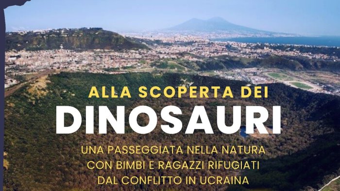 alla scoperta dei dinosauri passeggiata nella natura per i bambini ucraini