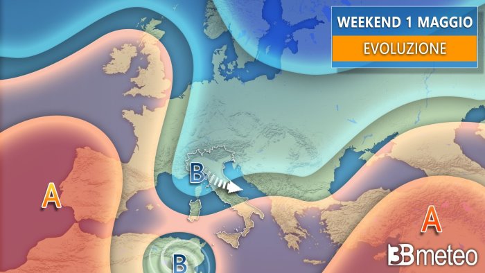 weekend del 1 maggio tra sole e improvvisi temporali