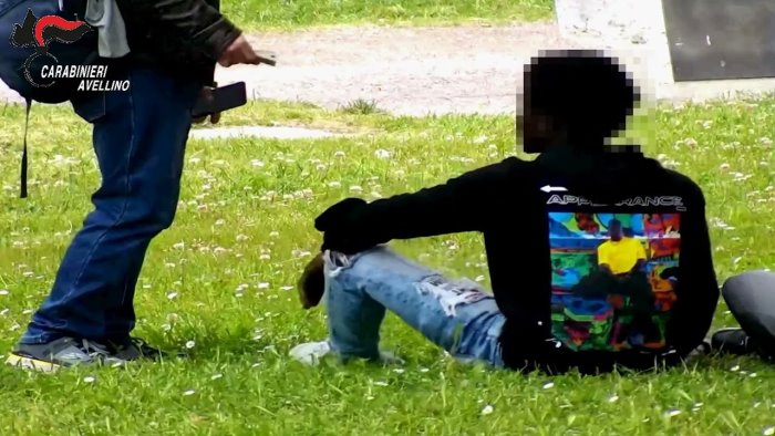 avellino droga a studenti minorenni nel parco arrestato un altro pusher