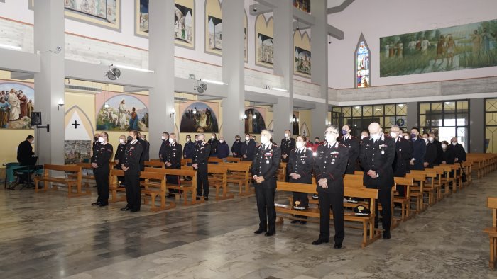 i carabinieri di salerno celebrano il precetto pasquale