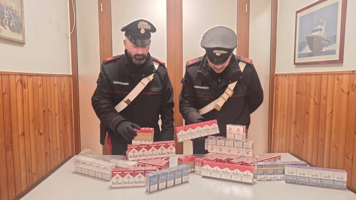torre annunziata carabinieri denunciano 53enne per contrabbando di sigarette