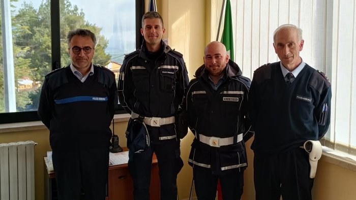 ariano si rafforza la polizia municipale in servizio due nuovi agenti