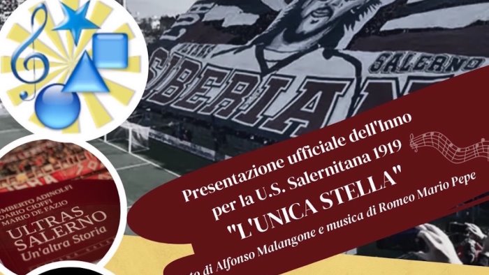 l unica stella il liceo alfano i dona un inno alla salernitana