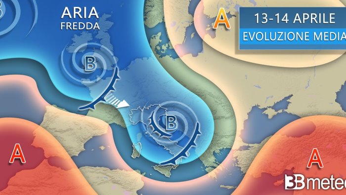 maltempo temporali e grandine in arrivo anche al centro sud