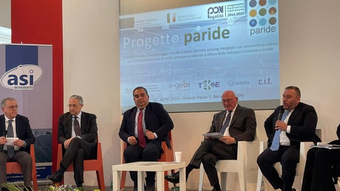 al via piattaforma paride il progetto di sicurezza per l area industriale